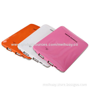 Power Banks with 4,000mAh Polymer Li-ion Battery Cell